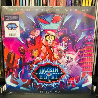 Hazbin Hotel: Season Two Original Soundtrack Voxtek Blue Clear Vinyl LP New OST - Image 1 of 2
