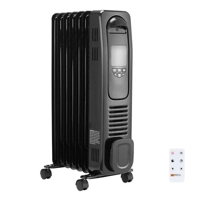 Uimoso 1500W Electric Oil Radiator Heater LED Display and Adjustable Thermostat - Image 1 of 4