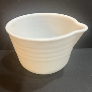Vintage Pyrex General Mills Quartgröße Rühr-/Teigschüssel - weiß - 1950er #34 - Bild 1 von 7