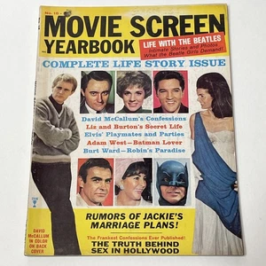 Movie Screen Yearbook Magazine #15 1966 Beatles Liz Taylor Jackie Kennedy Burton - Bild 1 von 10