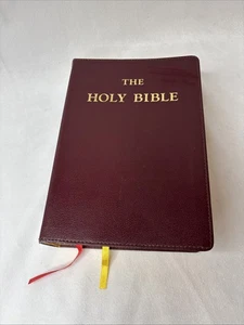 RARE Holy Bible Baronius Standard Size DOUAY-RHEIMS Leather Hardcover 2003 - Picture 1 of 9