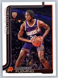 RASHEER FLEMING – 2025-26 Topps Flagship #231 - Base (RC) - Picture 1 of 2