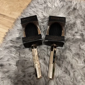 Kristin Ess Hair Style Assist Large Paddle Brush Rose Gold Rectangle lot of 2 - Picture 1 of 2