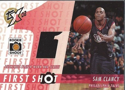 2002-03 Topps Xpectations First Shot Relics #FSSC Sam Clancy Jersey - BSK - Image 1 of 2