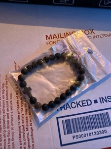 Charcoal Cross Bracelet - Picture 1 of 1