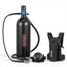 VEVOR Mini Scuba Tank 1.9L Portable Diving Lung Tank with Backpack 30-35 min