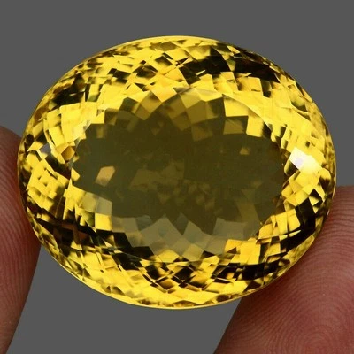 superbe citrine du Brésil, taille ovale/116,98 carats - Immagine 1 di 3