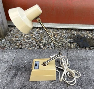 Mid Century Portable Electric Travel Lamp-w/articulated Arm-Works Fine-office - Picture 1 of 7