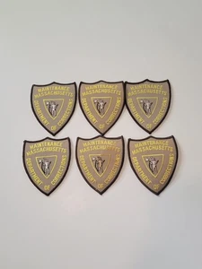 MA DOC Maintenance Patch Lot 6 gebrauchte Uniform Patches braun Massachusetts - Bild 1 von 6