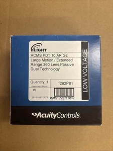Large Motion/Extended Range 360 Lens, Passive Dual Technology RCMS PDT 10 AR G2 - Picture 1 of 1