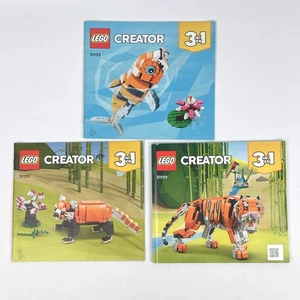Lego 31129 Majestic Tiger Creator 3 in 1 Instruction Manuals Red Panda Koi Fish - Picture 1 of 10