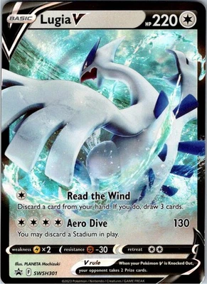 Lugia V Promo SWSH: Sword & Shield Promo Cards SWSH301 NM 1st Edition - Image 1 of 2