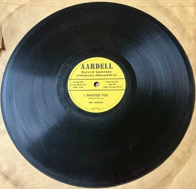 The Jaguars 55 DOOWOP 78 I Wanted You / Rock It, Davy, Rock It AARDELL M/M- HEAR - Image 1 of 2