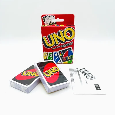 2019 UNO Card Game w/ Customizable Wild Cards New 2x Sealed Decks Mattel - Image 1 of 3