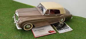 BENTLEY 1961 S 2 cabriolet fermé capote closed soft top brze 1/20 no 1/18 SOLIDO - Foto 1 di 8