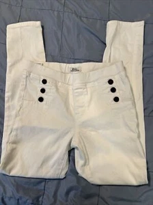 Polo Ralph Lauren Girls 12/14 Sailor Stretch Pants White - Picture 1 of 6