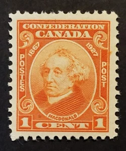 Stamps Canada Mint: 1c orange Sir John A. Macdonald F-VF MNH - Picture 1 of 1