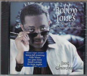 BOBBY JONES & NEW LIFE Just Churchin' w James Moore,Donald Lawrence NewSealed CD - Picture 1 of 2