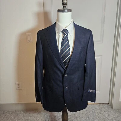 NUEVO - Polo University Club Ralph Lauren Abrigo Deportivo Traje Hombres Talla 39R Lana EE. UU. Foto 1 de 4