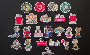 The Peanuts Vinyl Stickers Snoopy Charlie Brown Woodstock Lucy Cartoon Cute Art - Picture 1 of 24
