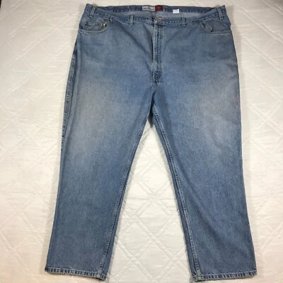 Pantalones de mezclilla Levis 545 azules holgados para hombre talla 54 X 30 rectos bien usados Foto 1 de 4