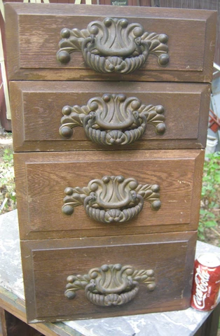 ANTIQUE COUNTRY PRIMITIVE HARDWARE FURNITURE SHELF CABINET CUPBOARD WOOD DRAW US Cover