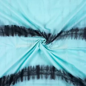 Tie Dye cotone indiano sciolto leggero ecologico tessuto fatto a mano da cantiere - Foto 1 di 5