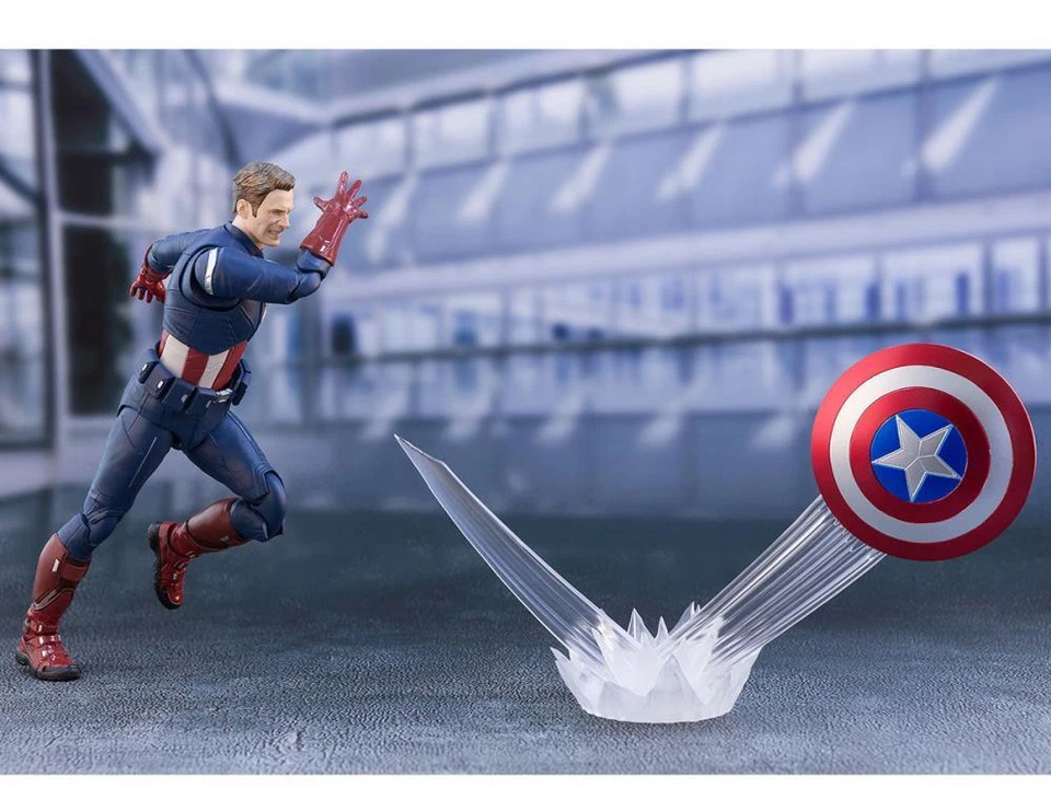 BANDAI S.H. Figuarts SHF Avengers Endgame Captain America Cap Vs Cap Figure