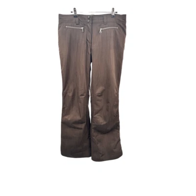 Снег лыж брюки Obermeyer Lennox коричневый женщин сноуборда водонепроницаемый размер 10? - Изображение 1 из 4