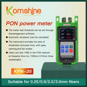 KPN-35 1490/1550/1310nm PON Power Meter UPC Tip Calibrate Automaticlly+LED Light - Picture 1 of 8