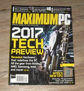 Maximum PC Computer magazine February 2017 Tech Preview Hardware - Picture 1 of 1