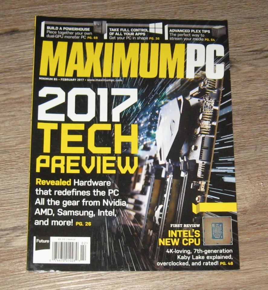 Maximum PC Computer magazine February 2017 Tech Preview Hardware - Image 1 of 1
