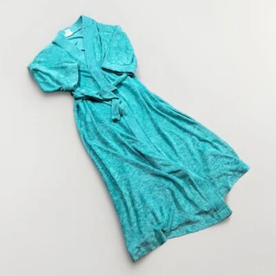 Chaqueta de casa vintage JCPENNEY ROBE L M pennes murciélago rizo toalla bolsillos con cinturón Foto 1 de 4