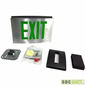 Xtrabright Ecplise Schablone Exit Sign Kit T-1 Lampe grüne Decke (Modell: UL 924) - Bild 1 von 7