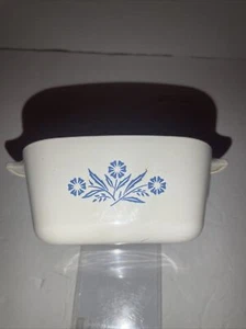 Vintage Corning Ware Bowl 22 Oz Blue Floral Pattern - Picture 1 of 2