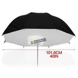 101cm 40" Selens Photo Studio Lighting Reflective Umbrella Softbox  Black,Silver