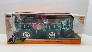 JADA JUST TRUCKS 2007 JEEP WRANGLER 1:24 RED EXTRA WHEELS CONVERTIBLE - Picture 1 of 12