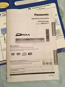 Household Manual, Instructions and Guide booklet PANASONIC DMR-EZ17 DVD recorder - Picture 1 of 4