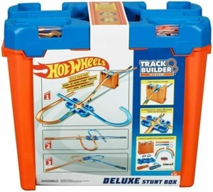 Hot Wheels Track Builder Deluxe Stunt Box Set Niños Juego USADO - Imagen 1 de 7