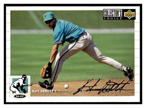 1994 Collector's Choice Silver Signature  Kurt Abbott  Florida Marlins #389