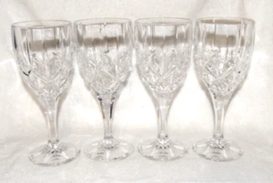 Gorham Crystal LADY ANNE Water Ice Tea Wine Glasses New With Label Set of 4 - Imagen 1 de 9