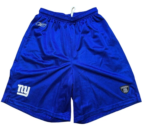 NFL New York Giants Vintage90’s Y2K Mesh Athletic Shorts Blue Reebok Men’s Small Cover
