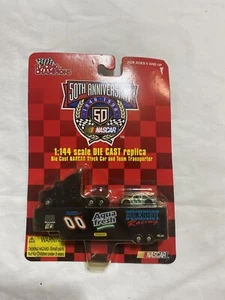 #00 Aqua Fresh Keebler Buckshot Racing 1:144 Transporter & Car with Signature  - Picture 1 of 2