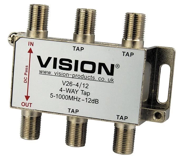 VISION - 4-Way 12dB MATV Tap V26-4/12 - Image 1 of 1