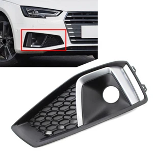 For Audi A4 B9 S4 18-20 Front Bumper Grille Right Fog Light Cover Grilles - Picture 1 of 10