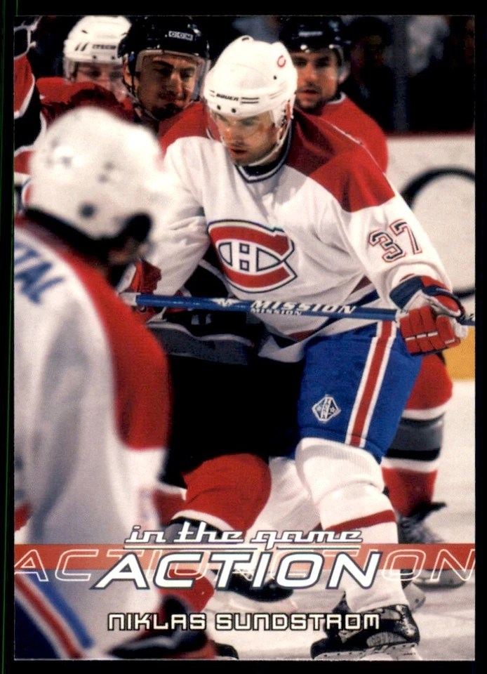 2003-04 In The Game Action Niklas Sundstrom #367 - Image 1 of 2