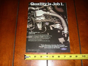 THUNDERBIRD SC SUPERCHARGER COUGAR ORIGINAL 1990 AD - Picture 1 of 8