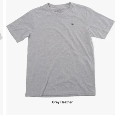 Tommy Hilfiger GRIS JASPEADO Camiseta Manga Corta Niños, EE. UU. Grande (16-18) Niños Foto 1 de 2