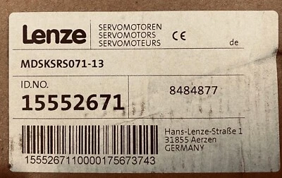 MDSKSRS071-13 Ipc New Sealed Original Lenze Inverter MDSKSRS071-13 - Image 1 of 3