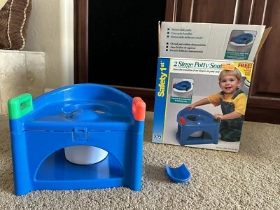 Vintage 1997 2 Stage Potty Seat by Safety First Inc. Potty Training Kit MiUSA - Image 1 of 4